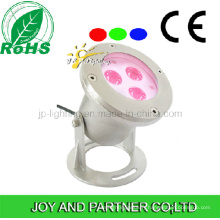 9W Multi-Colored LED Underwater Spotlight with Bracket (JP90036)